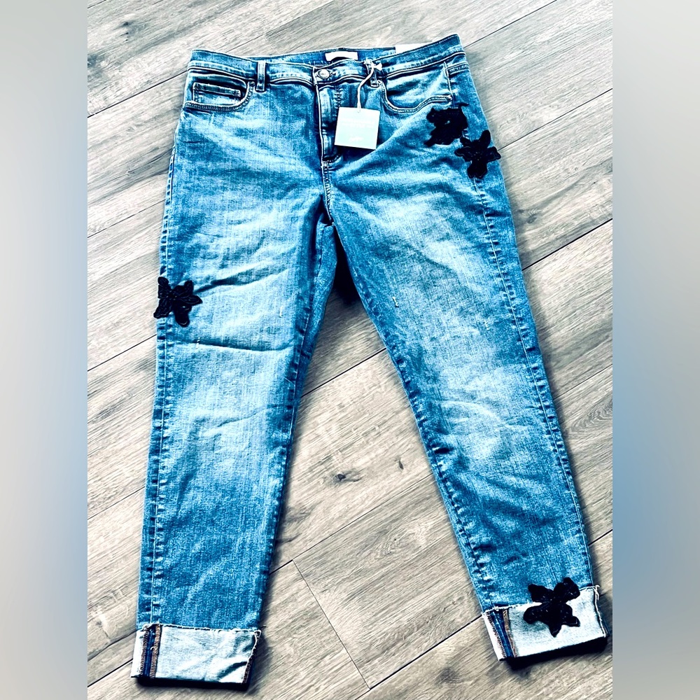 LOFT Embellished Skinny Jean NWT